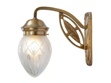 PANNON IV - Brass wall lamp by Patinas Lighting - view 2